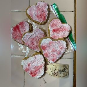 Faux heart cookies